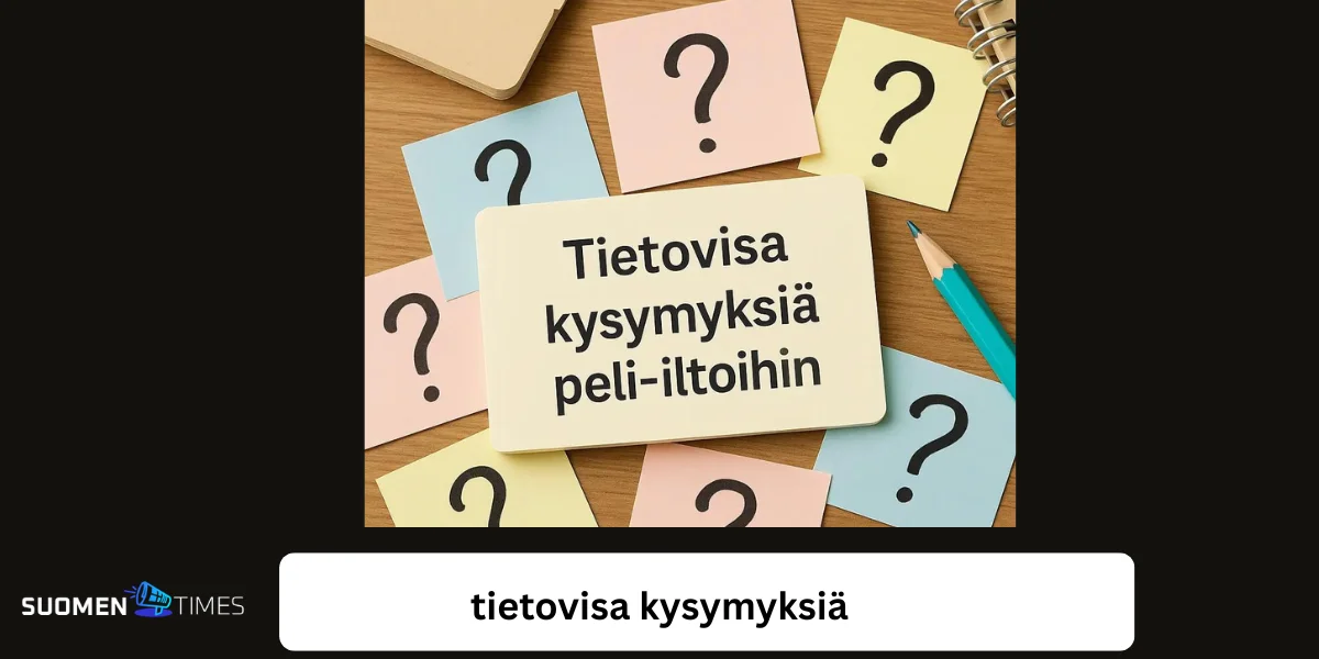 Tietovisa kysymyksiä – laaja opas suomalaiselle yleisölle